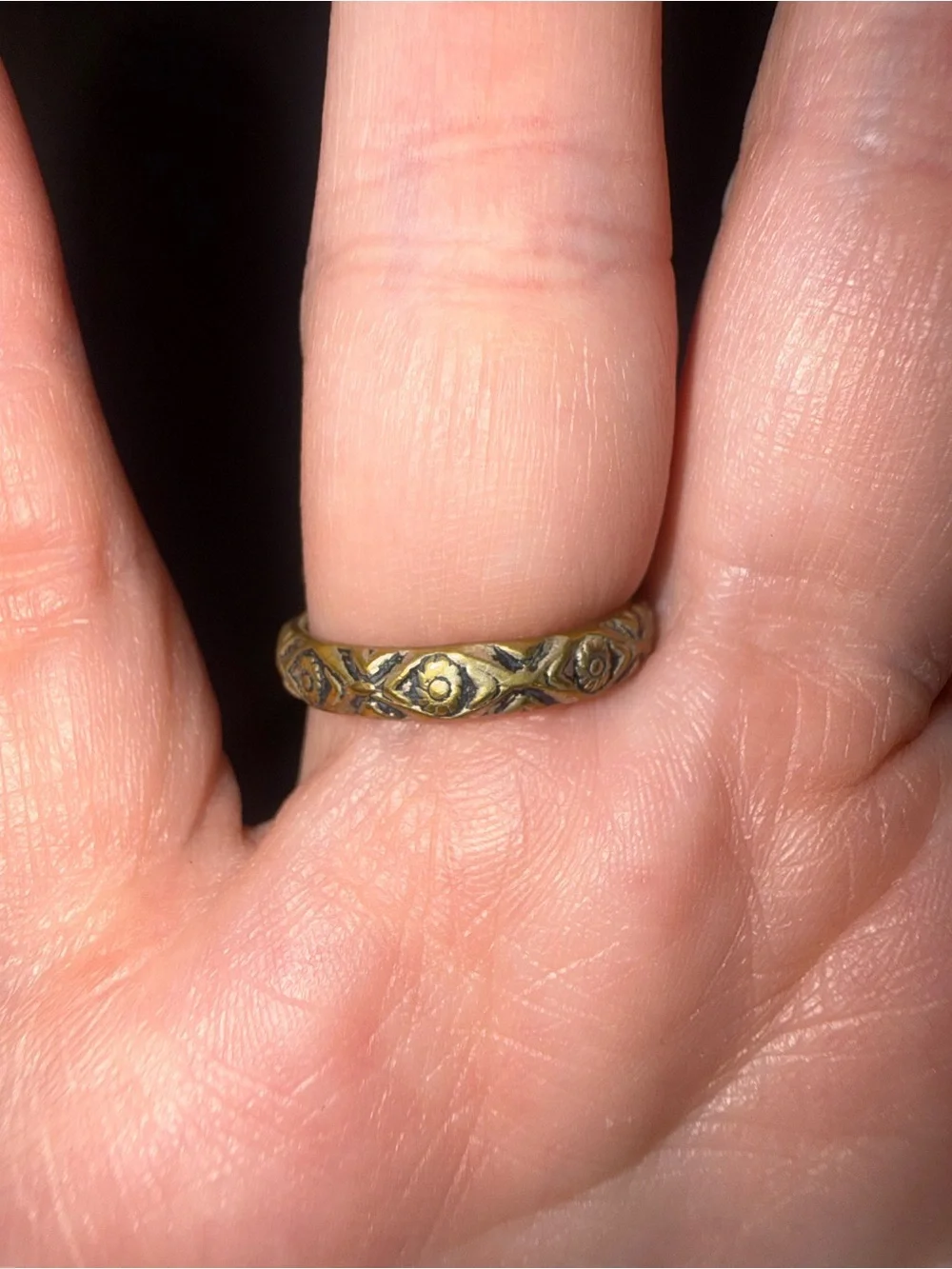925 Sterling Silver Statement Ring - Size 8